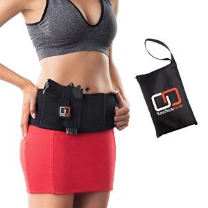 Tacticshub Belly Band Holster for Concealed Carry – Gun Holster for Women and Men That fits Glock, Smith Wesson, Taurus, Ruger, and More - Waistband Holster for Pistols and Revolvers - XS, S, M, L