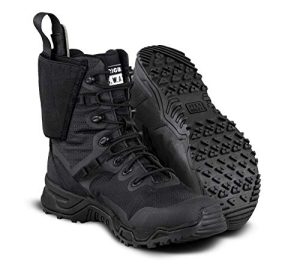 Original S.W.A.T Alpha Defender 8” Tactical Boot with Built in Ankle Holster - Black, 10 D US