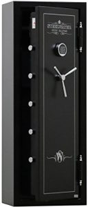 STEELWATER GUN SAFES NEW and IMPROVED Steelwater Heavy Duty 16 Long Gun Fire Protection for 60 Minutes AMSW592216-BLK