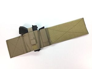 Daltech Force Safestcarry Boot Wrap Ankle Gun Holster with Mag Holster - CCW Concealed Carry Gun Holster for Over The Boot (Military Olive Tan)