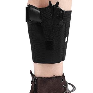 Concealed Carry Ankle Holster, Accmor Adjustable Elastic Leg Concealment Gun Holsters for Men and Women, Right & Left Hand Draw