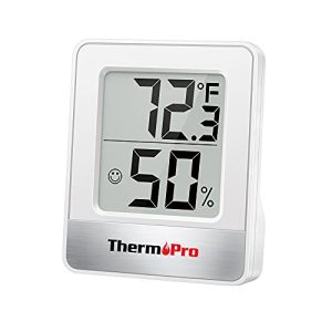 ThermoPro TP49 Digital Hygrometer Indoor Thermometer Humidity Meter Room Thermometer with Temperature and Humidity Monitor Mini Hygrometer Thermometer