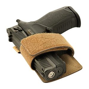 M-Tac Gun Holster for Concealed Carry - CCW Holster for Bag, Backpack, Vest - Handgun Storage - Pistol Concealed Carry Holster for Men and Women (Coyote)