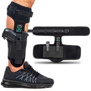 Ankle Holster For Concealed Carry, Conceal Holster | Upgraded Strap | Comfortable & Durable | Fits: Glock 43 27 26 19, Ruger LCP 380, Kimber, XDS 45, M&P Shield 9mm, Bodyguard 380, Sig Sauer P365 P238