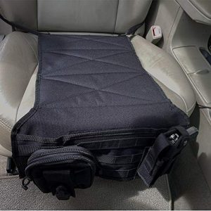 Concealed Car Seat Carry Holster Gun Mount Pistol Holder Handgun Pocket Tactical Molle Vehicle Seat Mattress Universal Seat Cover with Bag for Most of The Cars and Truck SUV