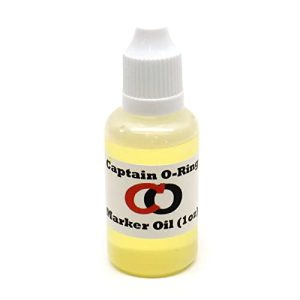 Captain O-Ring Paintball Marker Oil Lube (1 oz) Dropper Oil Lubricant for Paintball Markers and Air Guns