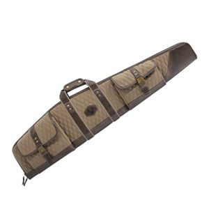 Evolution Outdoor 44020 President Series Quilted Rifle Case – 48 in, Tan, Lightweight Hunting Gun Holder with Suede Lining, Carry Handle