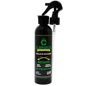 Clenzoil Field & Range Gun Oil Spray Lube | Cleaner Lubricant Protectant [CLP] | Multi-Purpose Gun Cleaner and 3 in 1 Oil Lubricant | 8oz. Bottle of CLP Gun Cleaner and Lubricant w/Trigger Sprayer