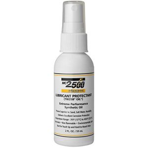 Mil-Comm MC2500 Gun Oil and Lubricant Protectant 2-Ounce Spray Bottle, Extreme Performance Synthetic Firearm Oil
