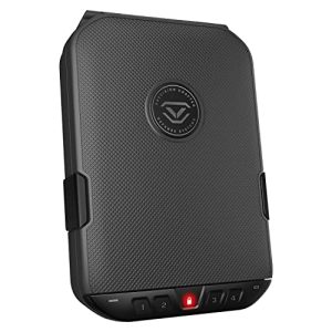 VAULTEK LifePod 2.0 Secure Waterproof Travel Case Rugged Electronic Lock Box Travel Organizer Portable Handgun Case with Backlit Keypad (Titanium Gray)