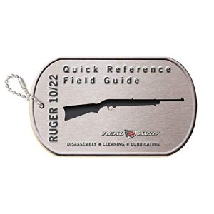 Real Avid Quick Gun Reference Field Guide for Ruger 10/22 Rifle, Gun Cleaning & Maintenance, Pocket Size Gunsmithing Book, DIY Gunsmith Handbook and Rifle Manual