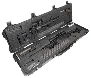 Case Club Precision and AR Rifle Pre-Cut Waterproof Case with Accessory Box and Silica Gel to Help Prevent Gun Rust (Gen 2)