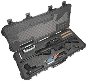 Case Club AR-15 Pre-Cut Waterproof Rifle Case with Included Silica Gel to Help Prevent Gun Rust & Small Waterproof Accessory Box (Gen 2)