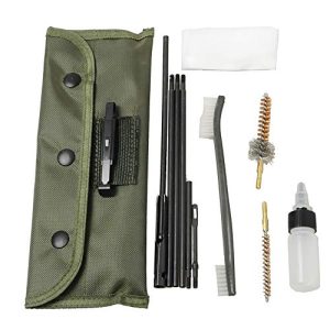 Funpower Rifle Gun Cleaning Kit Set Pistol Brushes Cleaner for 5.56mm .223 22LR .22 Cal