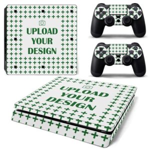 Custom Skins for PS4 Controller Personalized Sticker for PS4 Slim Console and Controller Upload Your Own Design Vinyl Skin Decal Cover